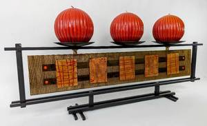 lot 6 image: Decorative Metal Candleabra