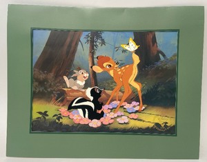 lot 24 image: Walt Disneys Masterpiece Edition BAMBI - Exclusive Commemorative Lithograph 1997