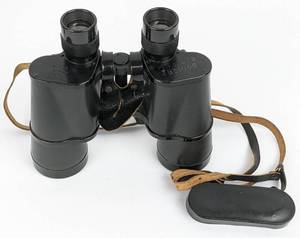 lot 48 image: Vintage German Military WWII Dienstglas Binoculars - 7 X 50 Field Glasses by Carl Zeiss, Jena