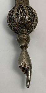 lot 63 image: Judaica - Antique Silver Yad Torah Pointer