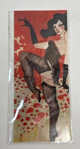 lot 87 image: Signed Jessica Dalva Numbered Art, Metal Asian Statue & Cirque du Soleil Mask