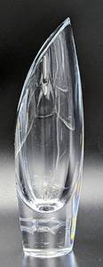 lot 99 image: Stunning Nambe Crystal Glass Vase