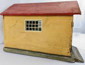 lot 110 image: Antique Wooden Toy Country Garage - Made in Germany