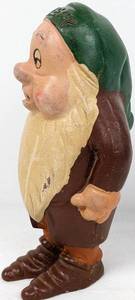 lot 138 image: 1930s Disney Sleepy Dwarf - Latex Snow White Character