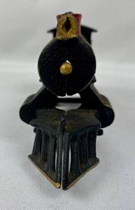 lot 234 image: Vintage Cast Iron Train & Coal Car, and Tru-Vue Viewer