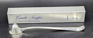 lot 201 image: Vintage Gerity G48 Heavy Silver-Plate Candle Snuffer
