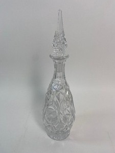 lot 265 image: Four Vintage Lead Crystal and Glass Decanters