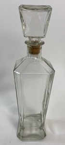 lot 266 image: Four Vintage Glass Wine Decanters of Varying Shapes