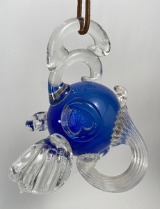 lot 275 image: Beautiful Cobalt Blue Art Glass