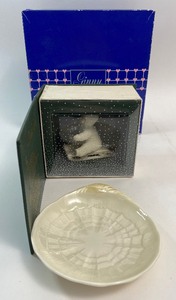 lot 324 image: Department 56 Snowbabies - Winter on a Sled 1986 - In original box, Belleek Dish from Ireland and Vogue Dolls Ginny