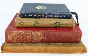 lot 377 image: Four Vintage Books by Kahlil Gibran, Elizabeth Gaskell, Fra Elbertus (Elbert Hubbard), George Cable