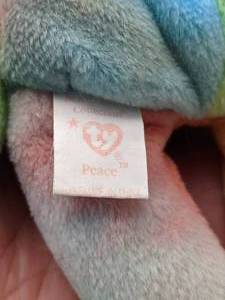 Peace Beanie Baby No Ear Tag