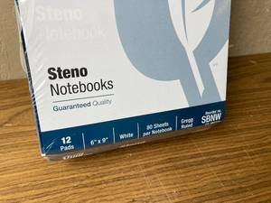 Steno Notebooks