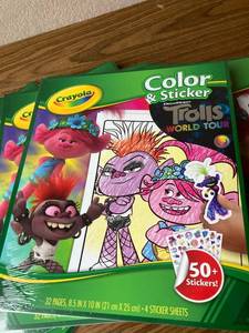 Trolls Color & Sticker Books
