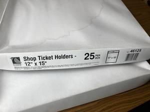 Large Shop Ticket Holds
