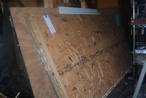 Plywood sheets and particle board p...