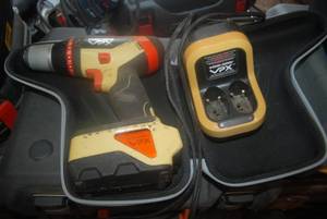 Black & Decker VPX drill, batteries...