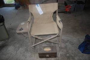 Natural gear folding chair and tack...