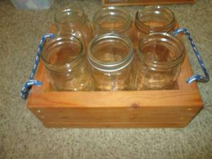 10.514 wood crate with rope han...