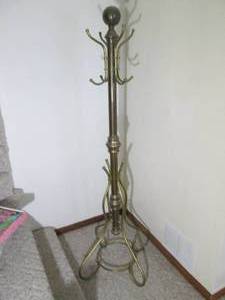 Brass coat stand 70 tall...
