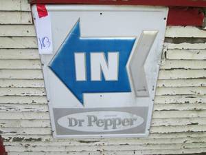 Metal Dr Pepper In sign 2836...