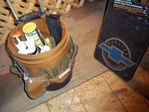 tool belt around a pail
