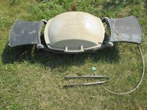 Weber portable propane grill...