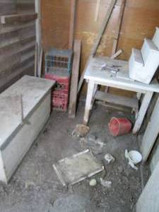 Corner lot includes milk crates, 67...