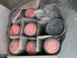Box of clay skeet & trap targets...