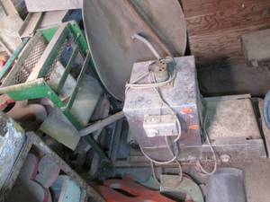 Metal cart with small shrink wrap m...