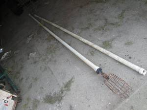 Apple picker on long pvc pipe...