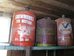 3 Vintage oilgas cans...