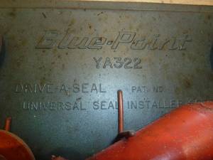 lot 108 image: Blue Point Seal Installation Set