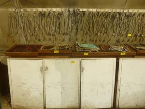 lot 123 image: Snap On Oak Gasket Bins