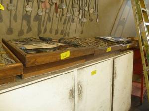 lot 124 image: Snap On Oak Gasket Bins