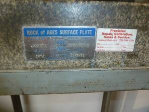 lot 129 image: Rock Of Ages Service Plate