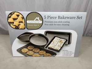 New EuroHome 5 Piece Bakeware Set