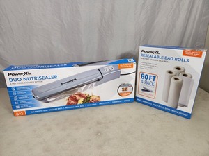 New Power XL Duo Nutrisealer and New Bags