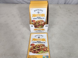 Case of 12 New Watkins Taco Seasoning Packets