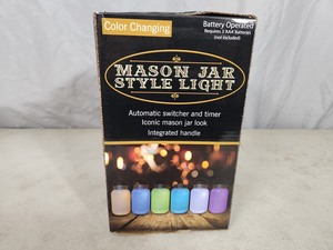 New Mason Jar Color Changing Light