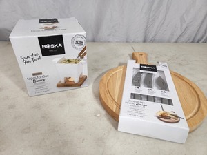 New Boska Fondue and Cheese Set