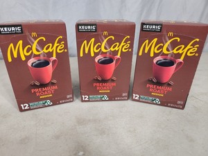 3 New Boxes of McCafe KCup Coffee