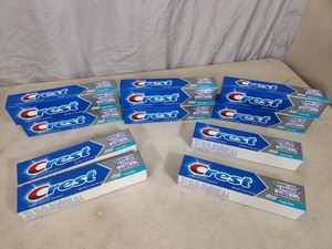 10 New Tubes of Crest Toothpaste