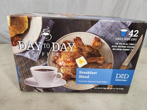 New Case of 42 Day to Day Coffee KCups