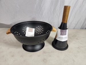 New Elle Decor Colander and Grater and Zester