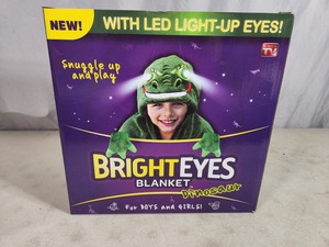 New Bright Eyes Dinosaur Blanket