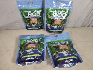 4 New Bags of Rapid Repair Pod Targeted Lawn Spot Repair