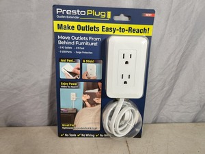 New Presto Plug Outlet Extender