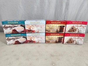 8 New Boxes of Bigelow Holiday Tea