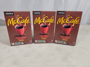 3 New Boxes of McCafe KCup Coffee